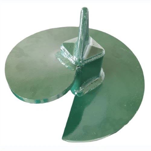 Jordskrueanker Enkelt 250 mm Helix - Grøn maling T102-5215
